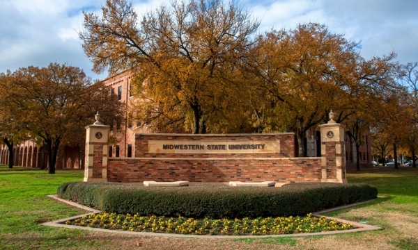 Midwestern State University entrance sign