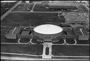 Early Aerial of DL LIgon Coliseum