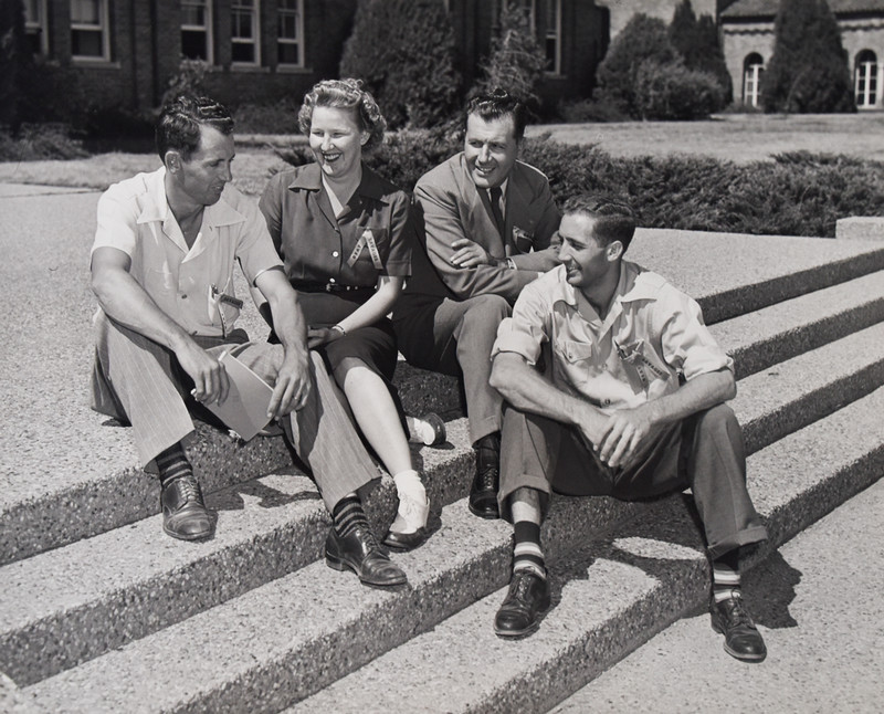 Members of the MSU faculty and staff in 1950