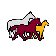 Icon of three horses of various color to depict the Community Value.