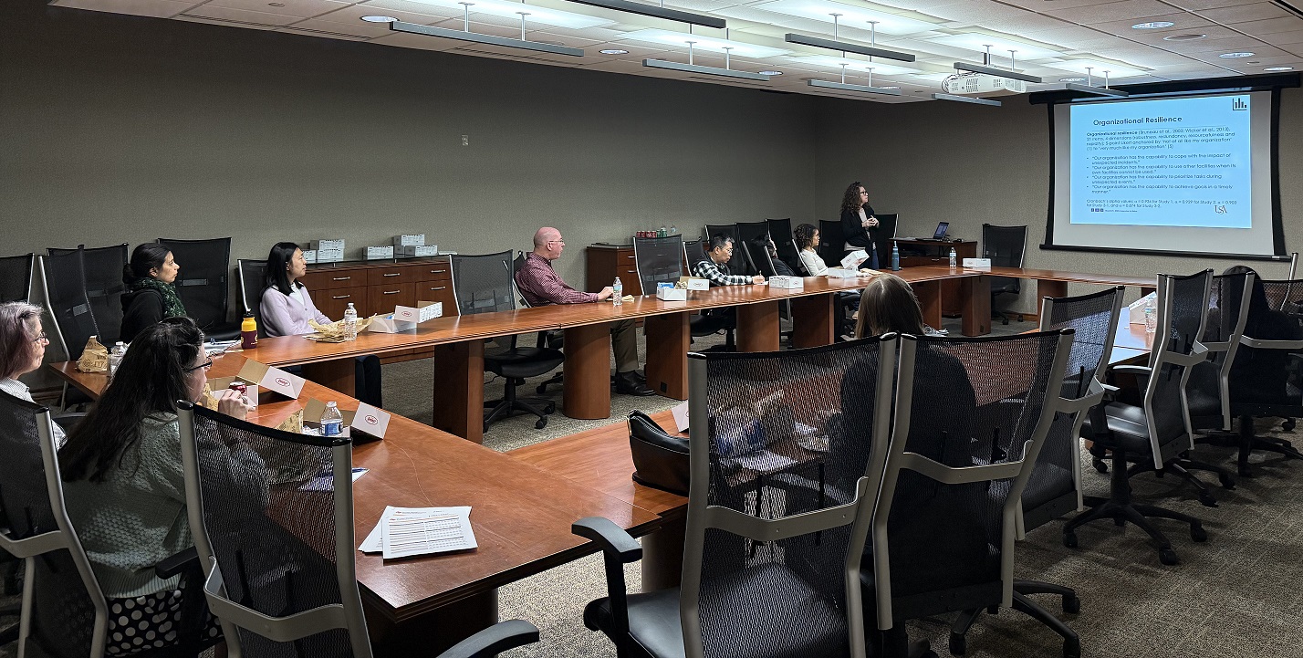 Dr. Sonia White presents at the Brown Bag Luncheon on March 21st, 2025.