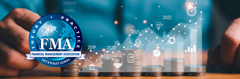 Financial graphis with FMA logo
