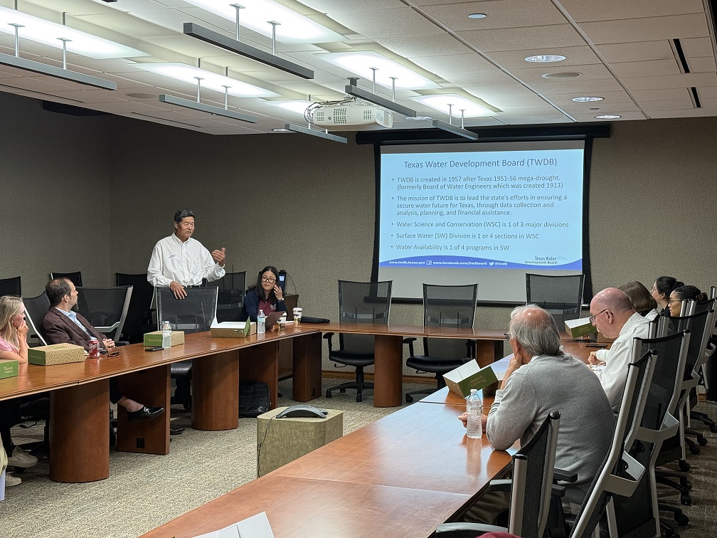 Dr. John Zhu presents at the Brown Bag Luncheon on April 25th, 2025.