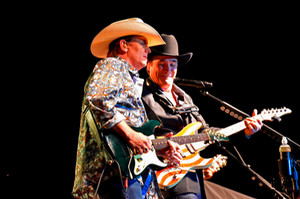 Clint Black playing guitar