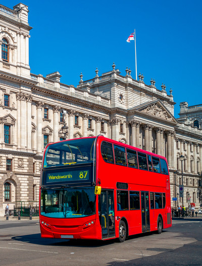 A Double Decker Bus on the Street