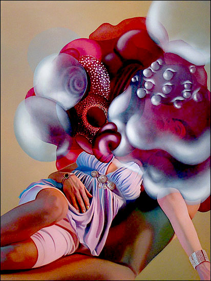 Coloful painting by Robert Horvath