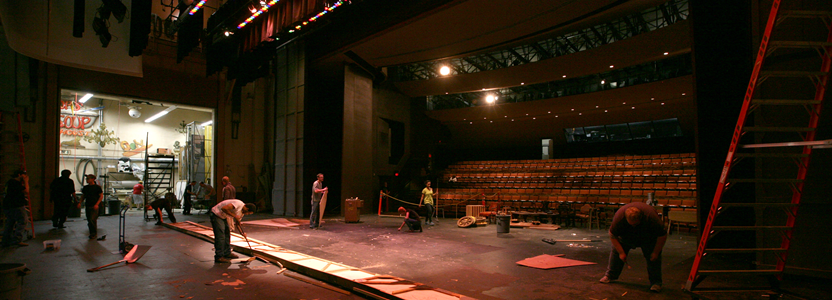 Fain Fine Arts Center Theatre from the view of the stage.