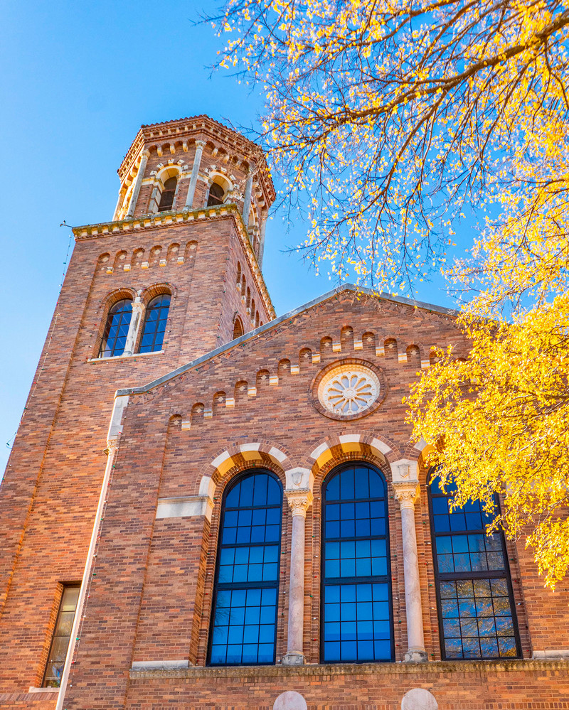 The Hardin Administration building tower