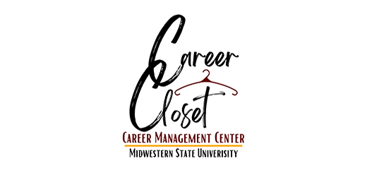 Career Closet logo for the Career Management Center at Midwestern State University.