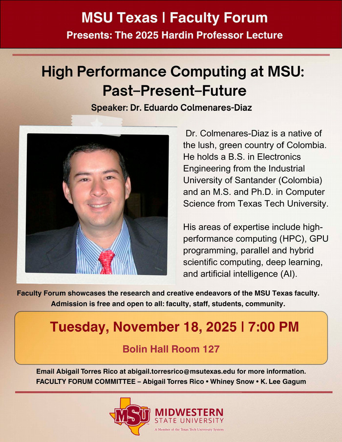 Poster of Dr. Colmenares