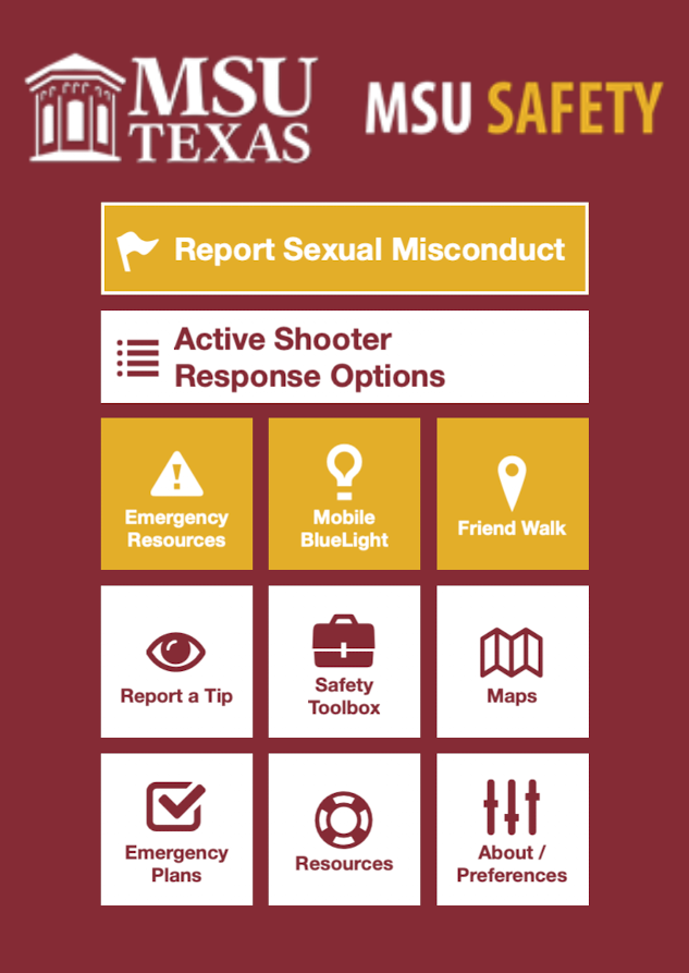 MSU Safety App Graphic