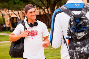 Smiling Male Student