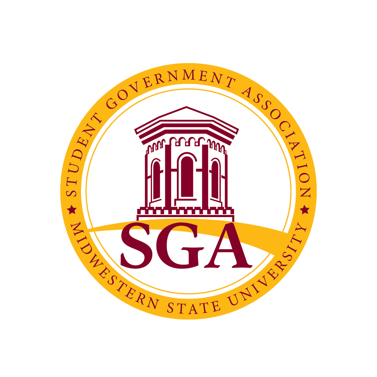 Student Government Association (SGA) logo.