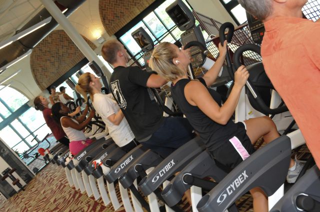 Students on the treadmill