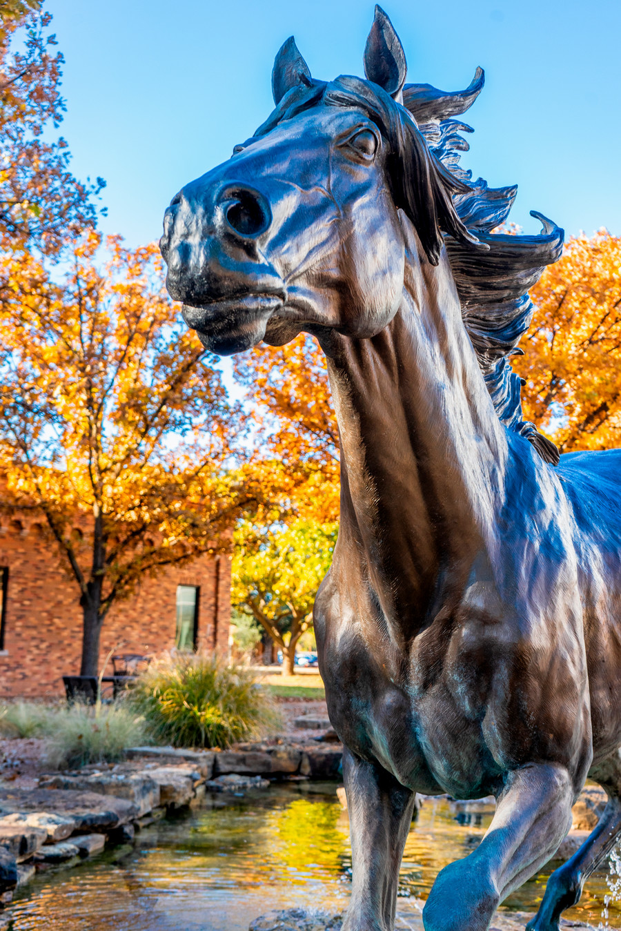 Sculpture of a horse